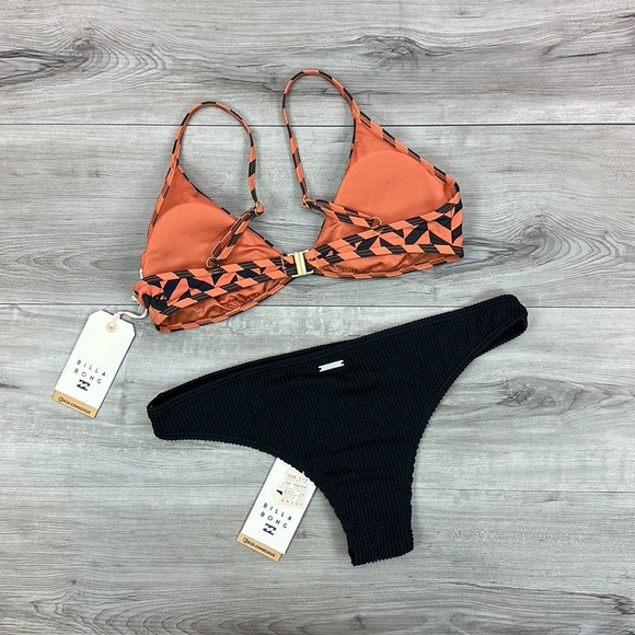 ☀️BILLABONG☀️ CROSS STEP CHARLIE SUMMER HIGH ISLA BIKINI SET - Picture 9 of 15